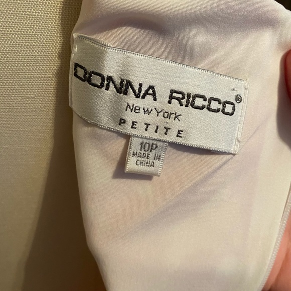 Like New Donna Ricco Floral Fit Flare Dress 10P - Picture 4 of 10